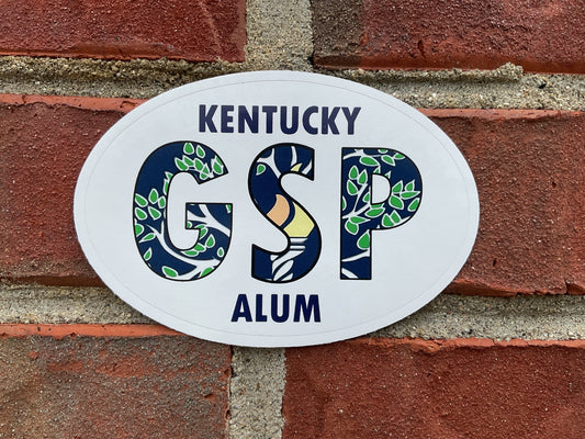 Oval Alumni Sticker